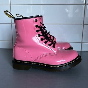 Dr. Martens 1460 Bright Pink Leather Combat Boots